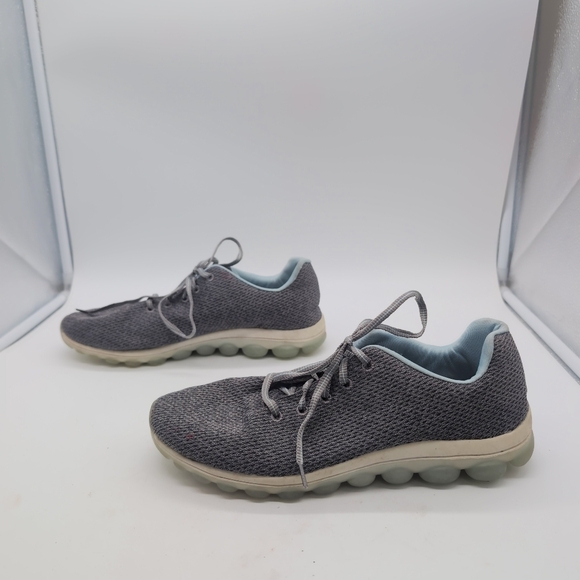 Avia Moonwalker Sz 11 Gray Knit Athletic Shoes - Picture 4 of 9